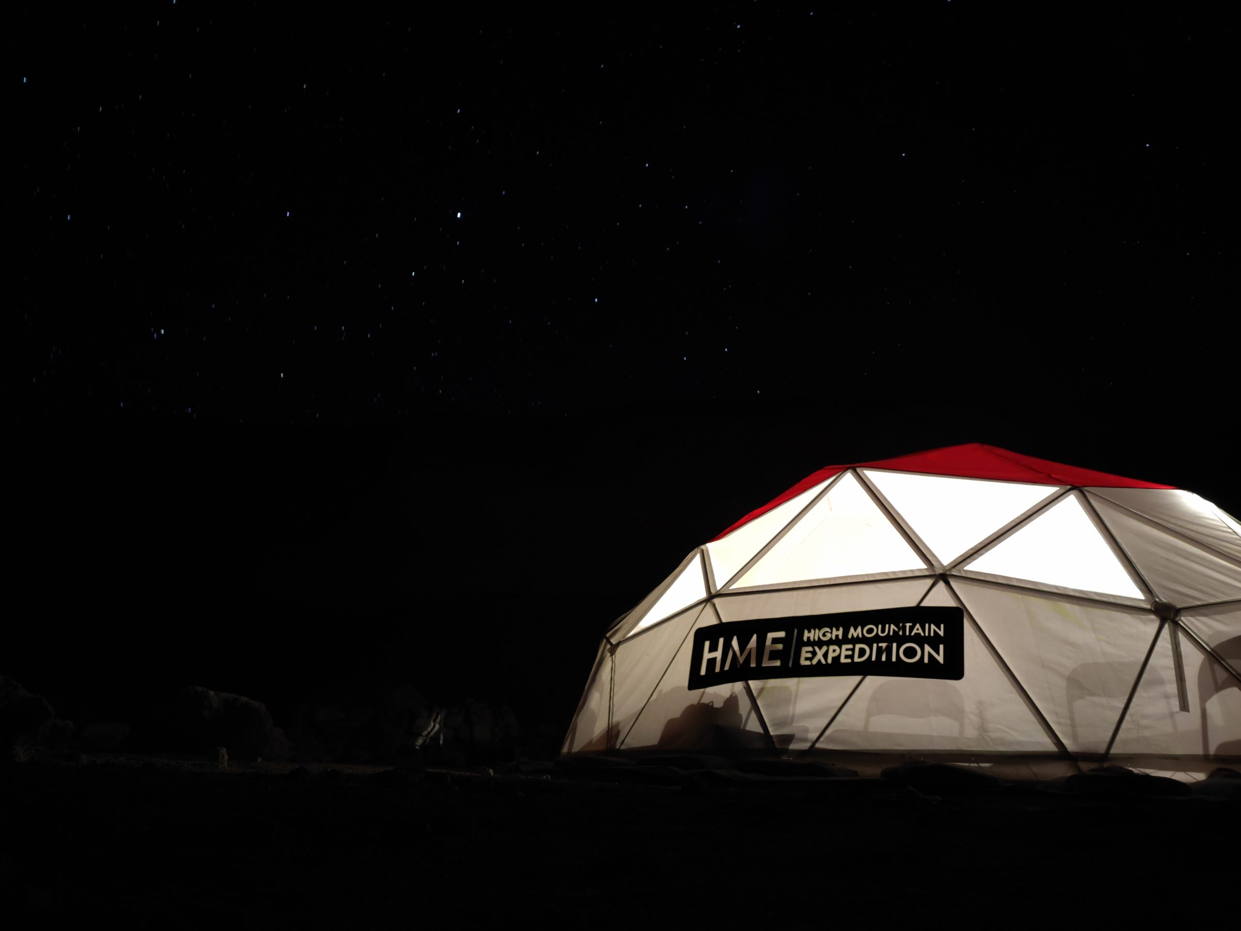 ojos del salado base camp