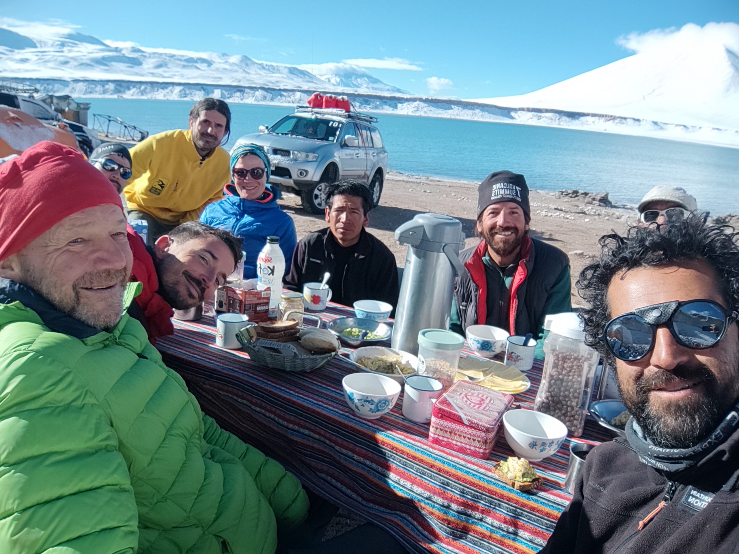 ojos del salado base camp